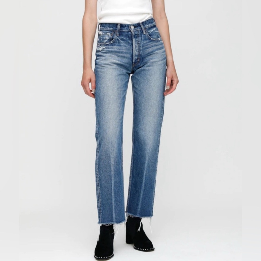 Moussy Women's Straight Leg Ashley Jeans